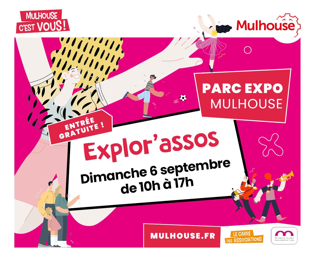 Tu cherches un club? RDV le 6 septembre au parc expo de Mulhouse
